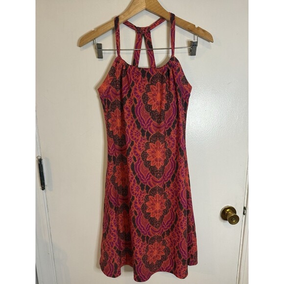 Prana Women’s S Quinn Dress Sleeveless Knee Length Built In Bra Dress - Picture 2 of 11